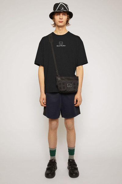 Acne Studios Reflective face motif t-shirt black outlook