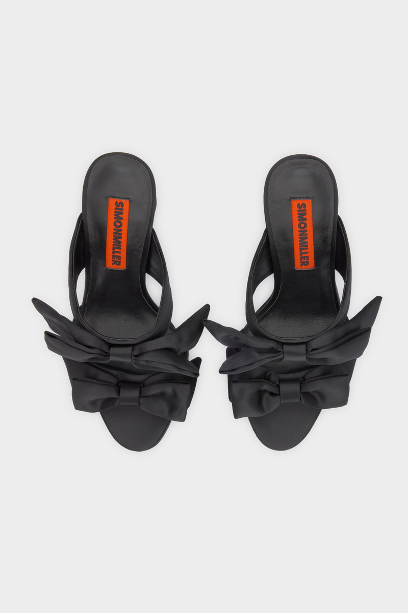SIMONMILLER Bow Verner Heel In Black outlook