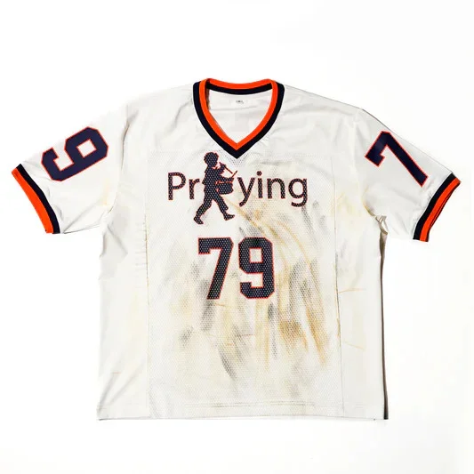 Praying Drummer Boy Jersey Grey - 1