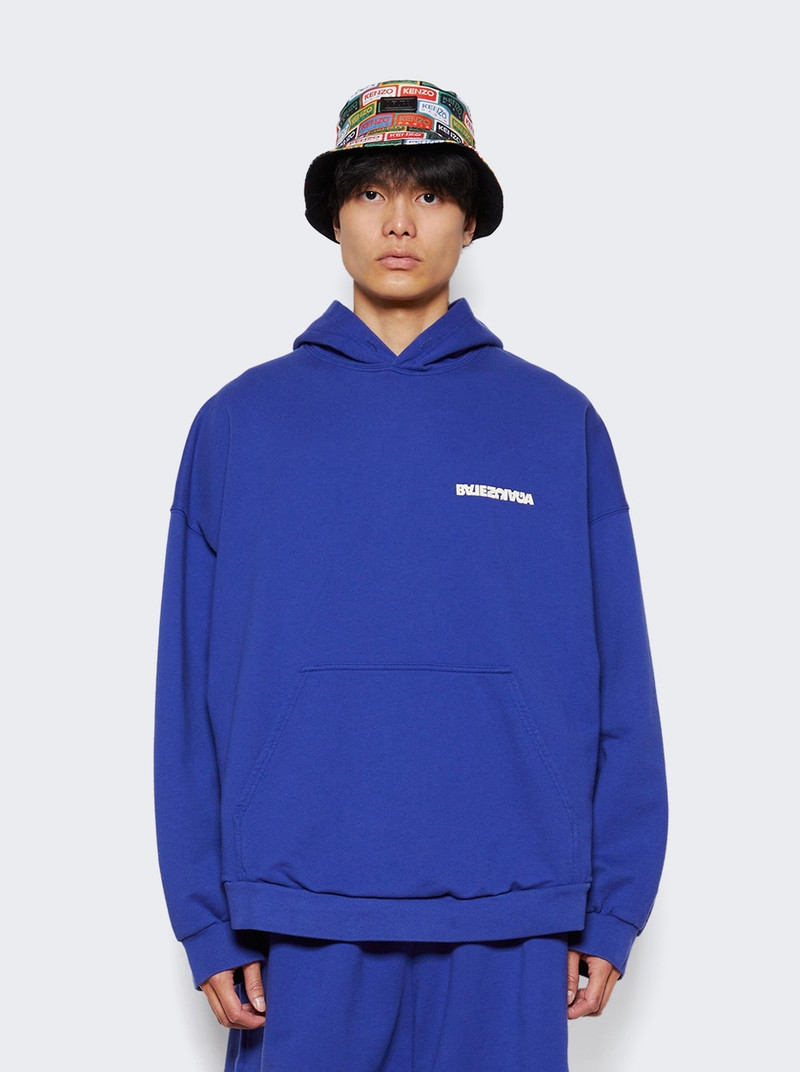 BALENCIAGA Hoodie Indigo Blue outlook