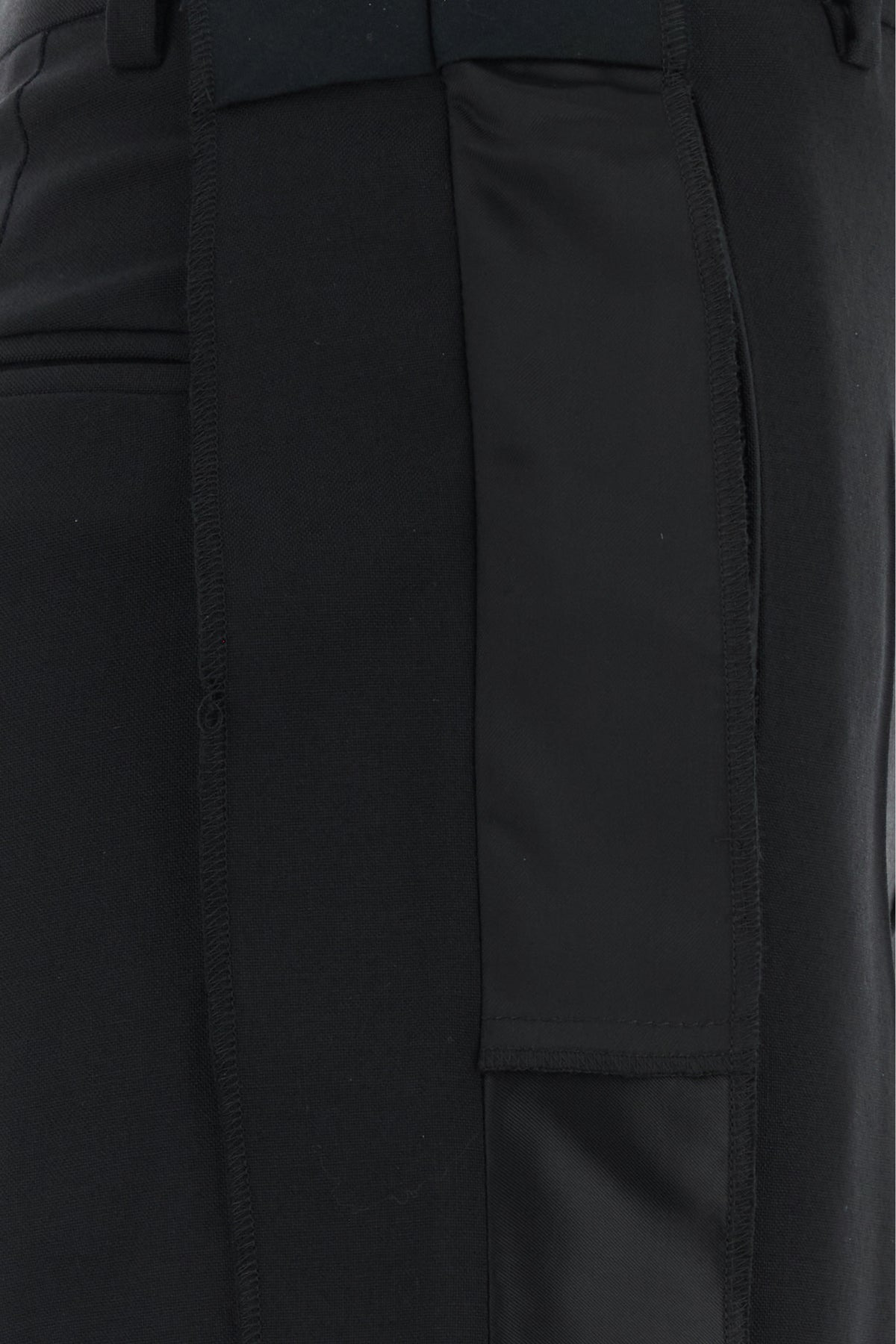 Black stretch wool pant - 3