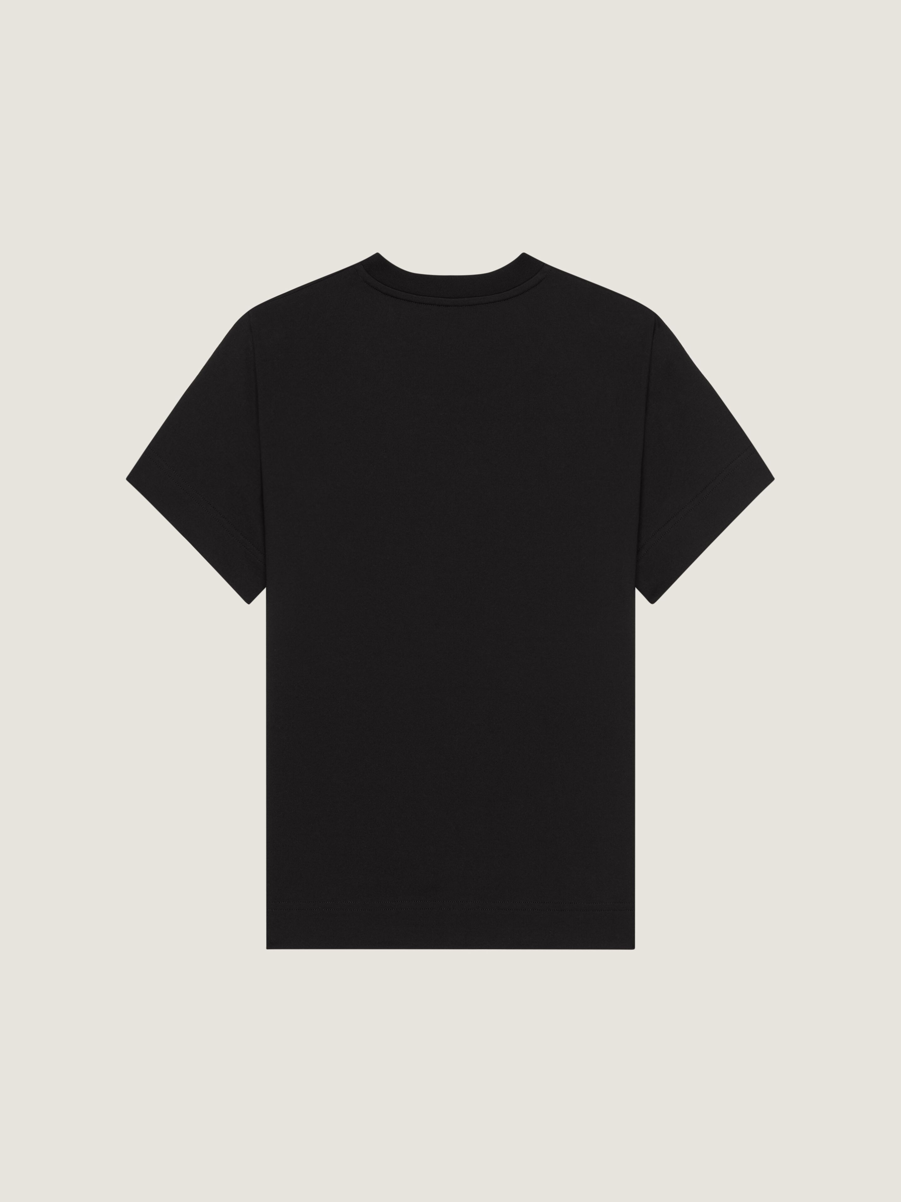 T-SHIRT IN COTTON WITH GIVENCHY TAPE PRINT - 3