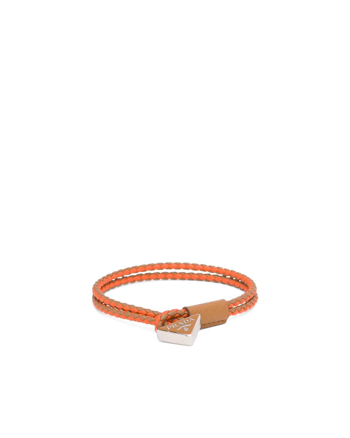 Braided Nappa Leather Bracelet - 1