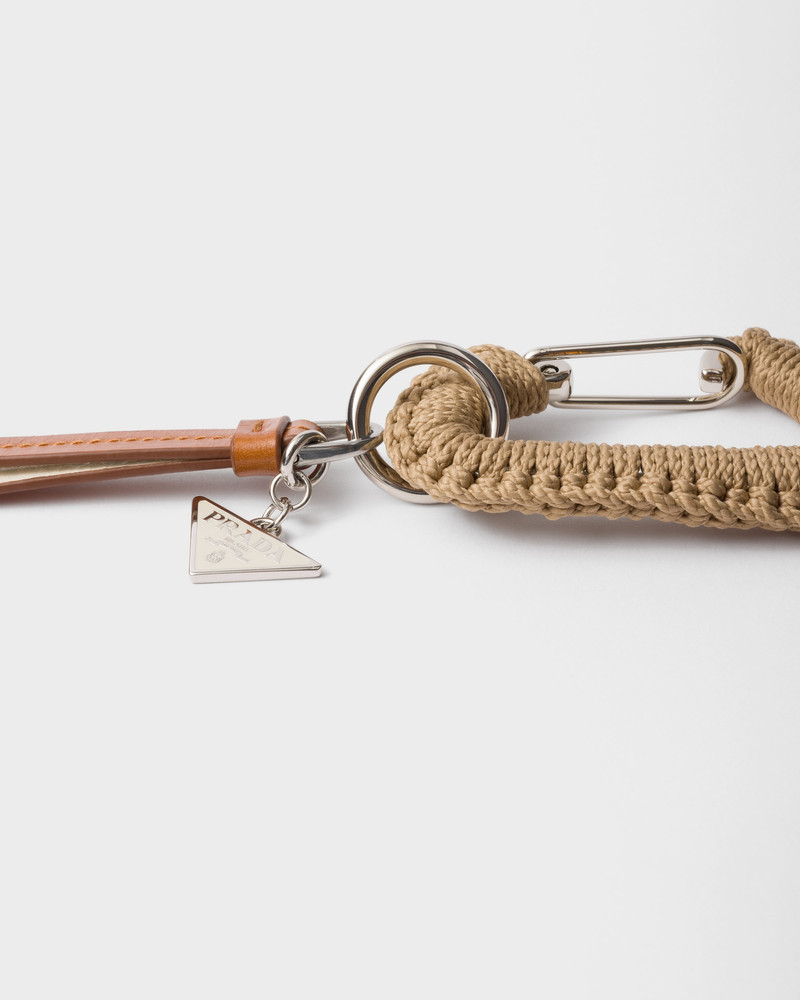 Prada Leather bag charm outlook