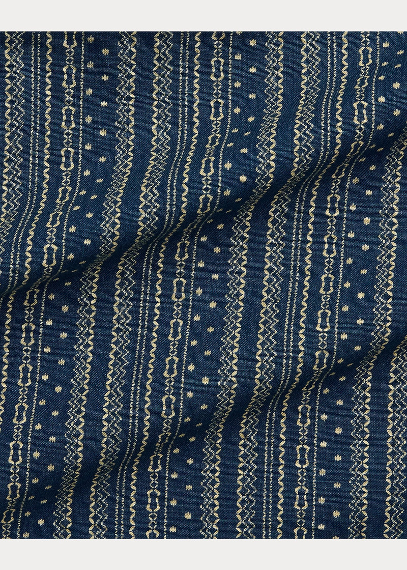 Indigo Print Workshirt 6