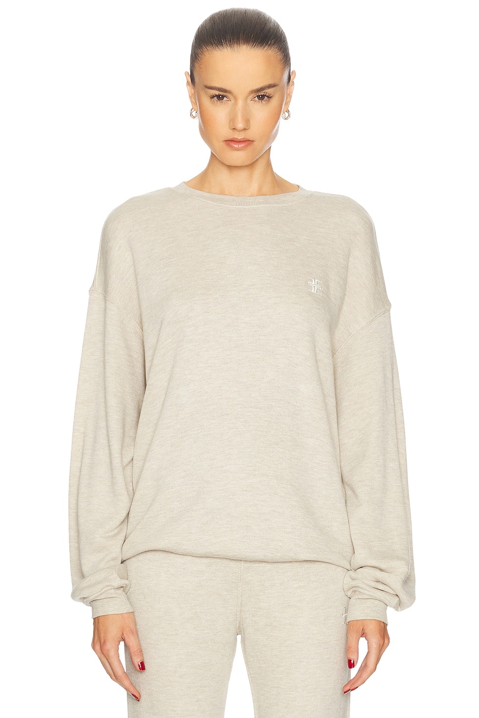 Oversized Crewneck Sweatshirt - 1