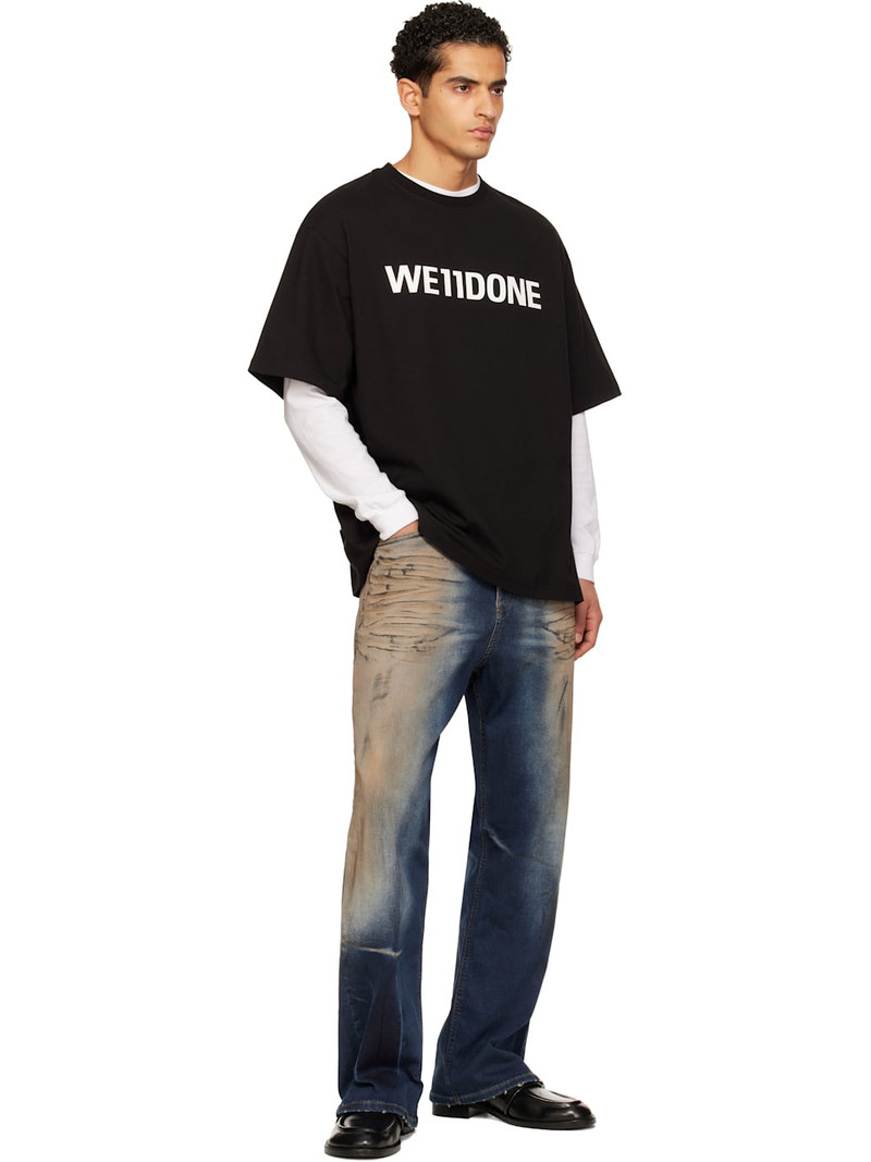We11done Black 'WE11DONE' T-shirt outlook