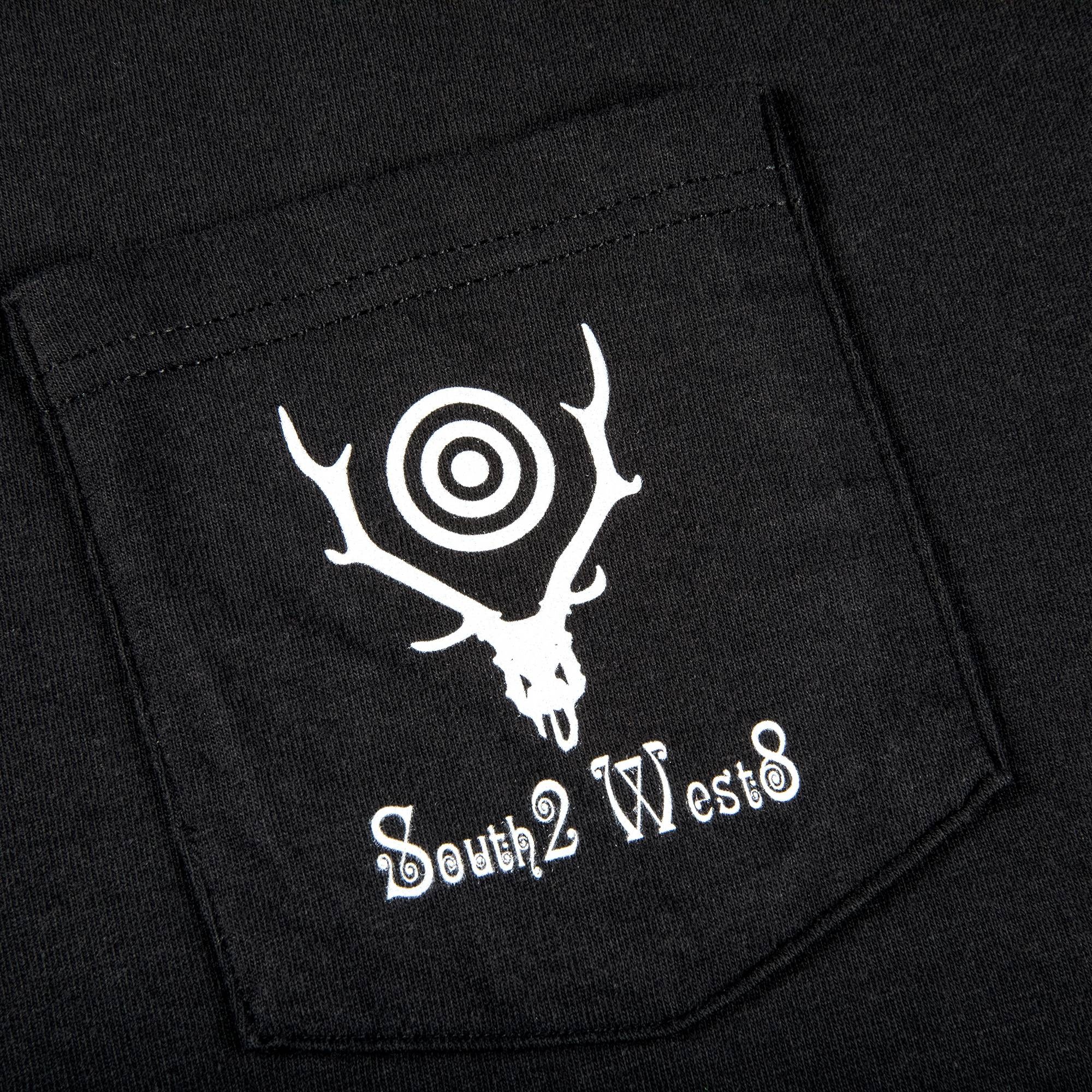 Supreme x SOUTH2 WEST8 Long-Sleeve Pocket Tee 'Black' - 3