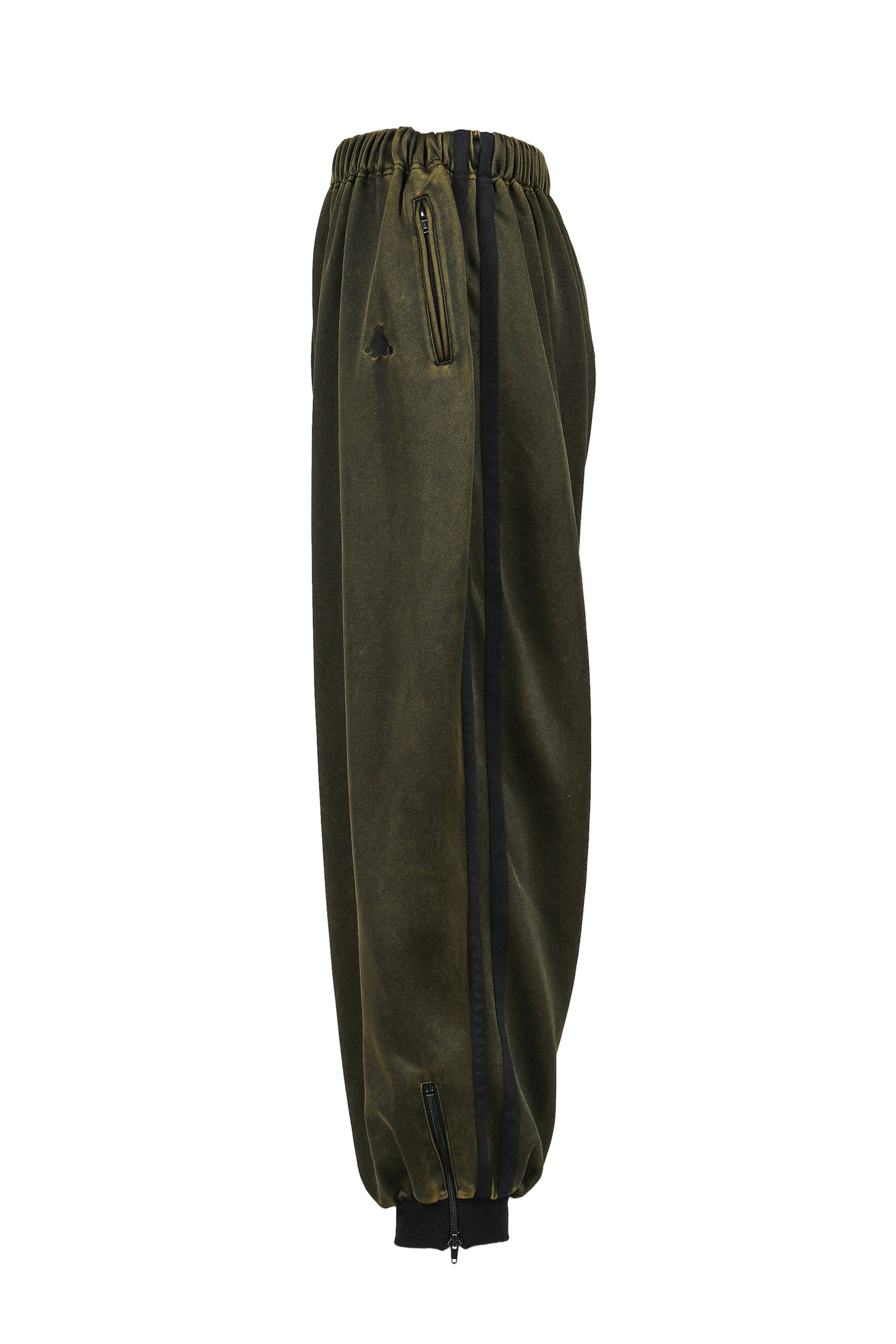FADED BLACK TRACK PANTS / YEL - 7