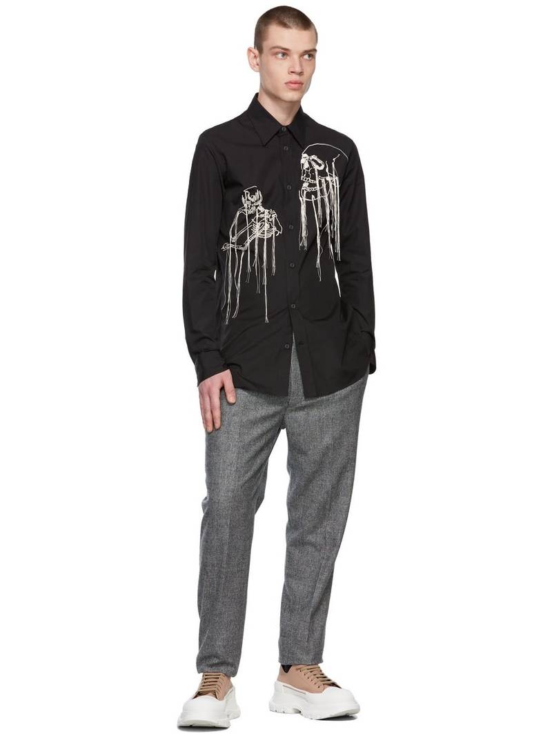 Alexander McQueen Black Skull Shirt outlook