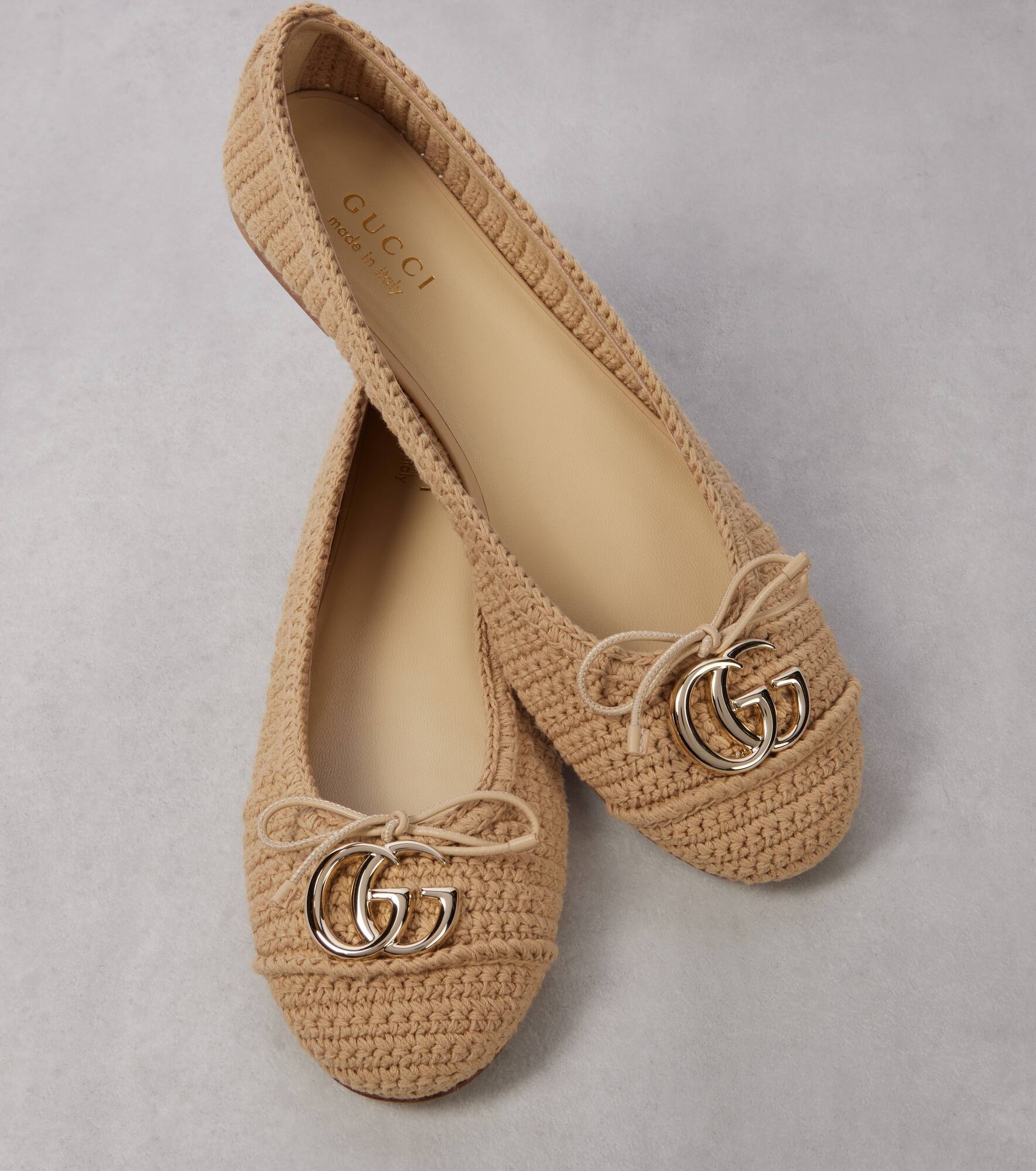 Marmont GG crochet ballet flats - 5