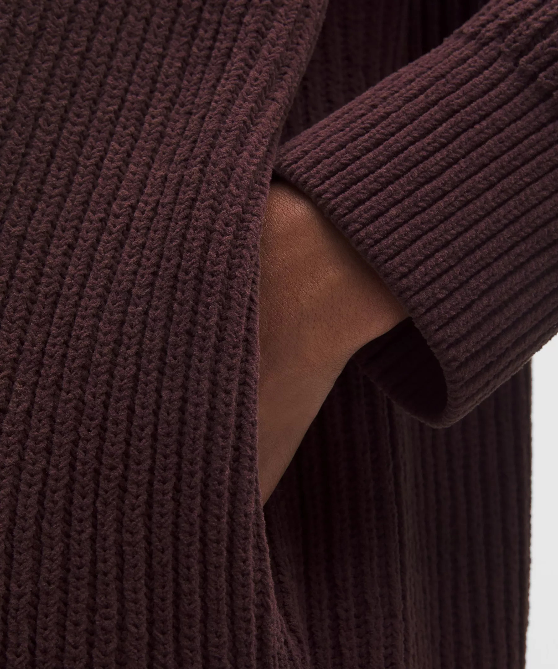 Knit Button-Front Cardigan - 5