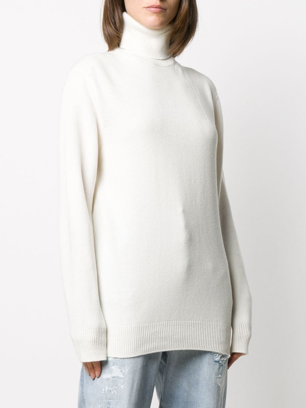 rollneck cashmere jumper - 3