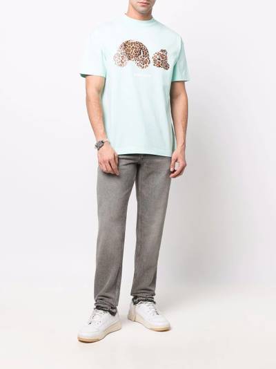 Palm Angels Leopard Bear T-shirt outlook