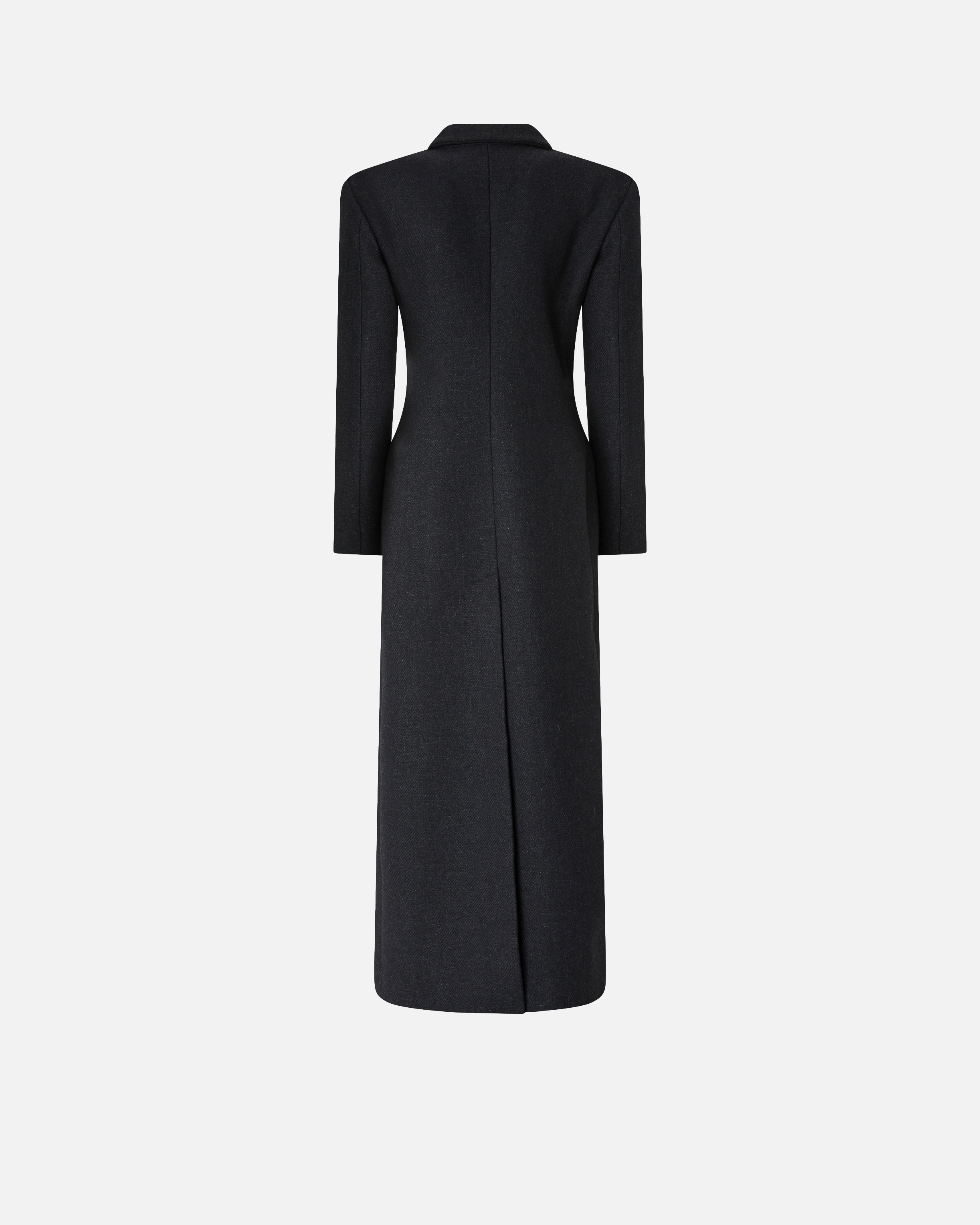 LONG FABRIC COAT - 6