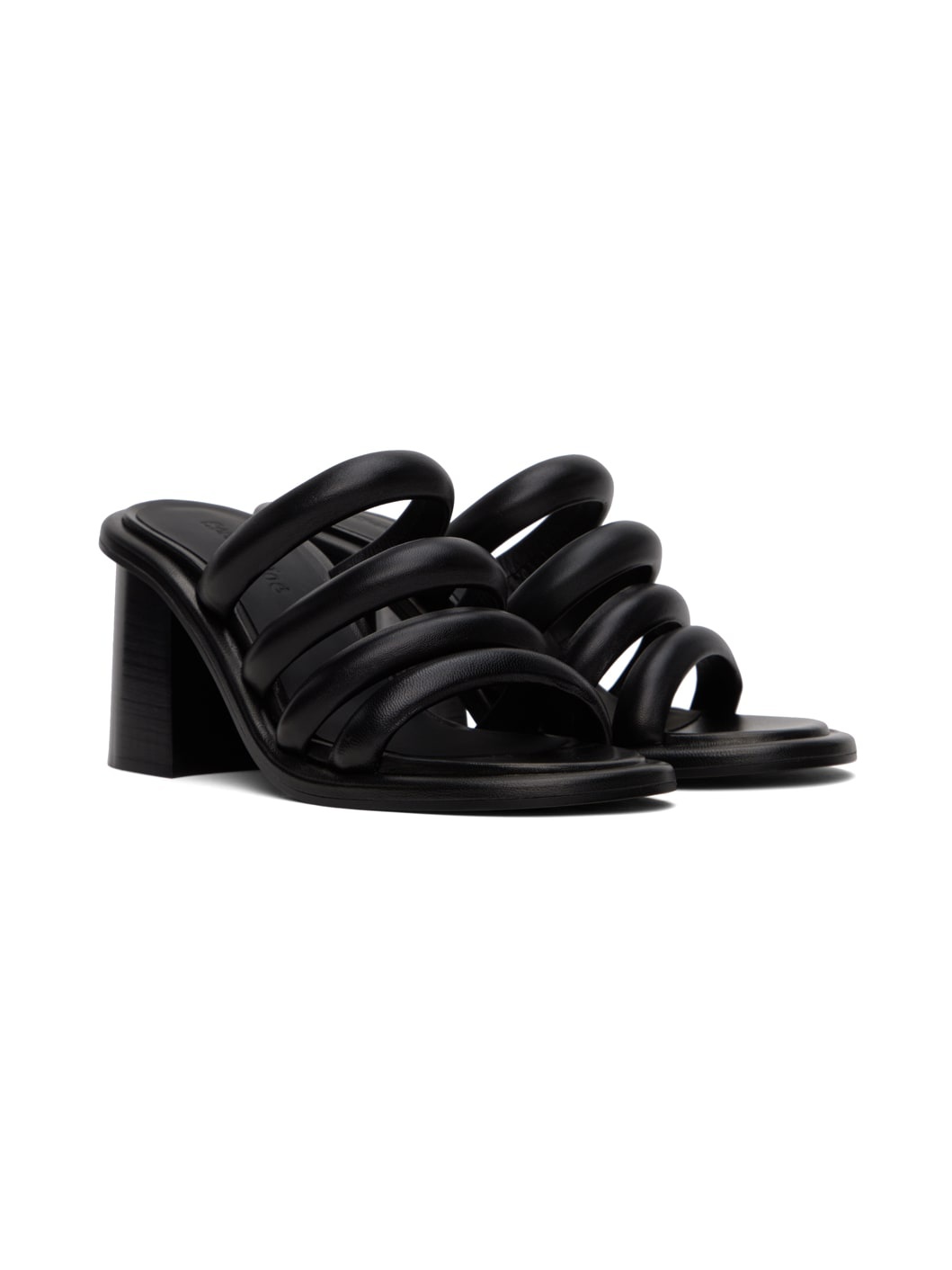 Black Suzan Heeled Sandals - 4