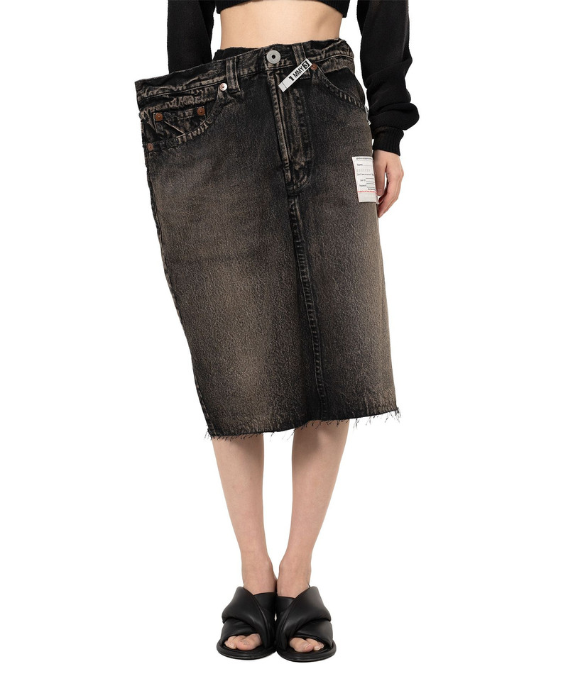Huge Layered Denim Skirt 3
