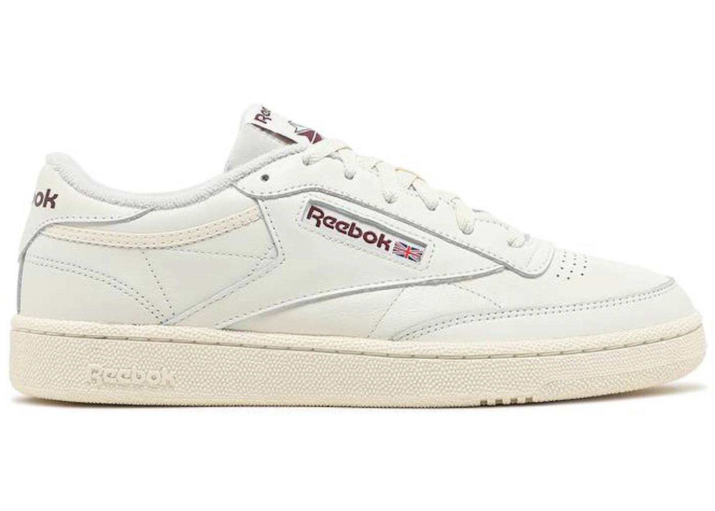 Reebok Club C 85 Classic White Collegiate Burgundy - 1