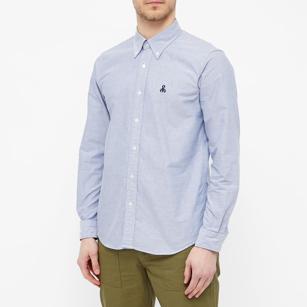 SOPHNET. Panelled Sleeve Button Down Shirt - 4