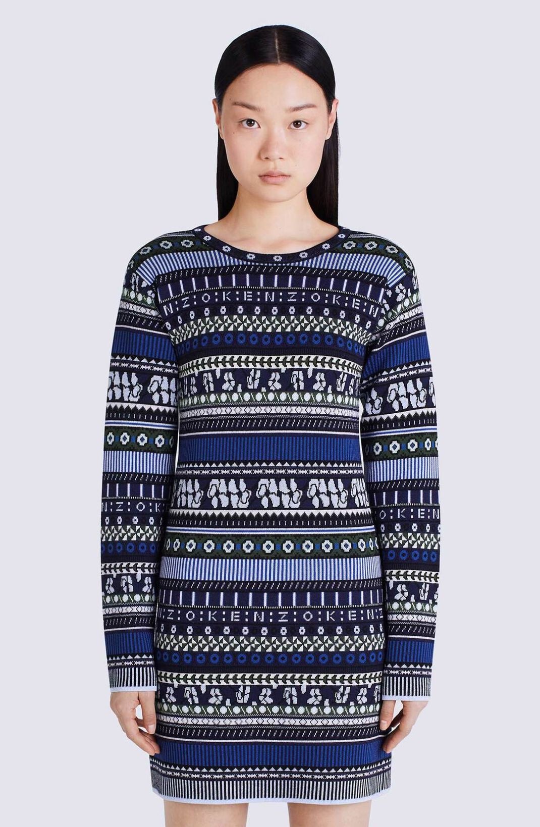 'Fair Isle' jacquard dress - 4