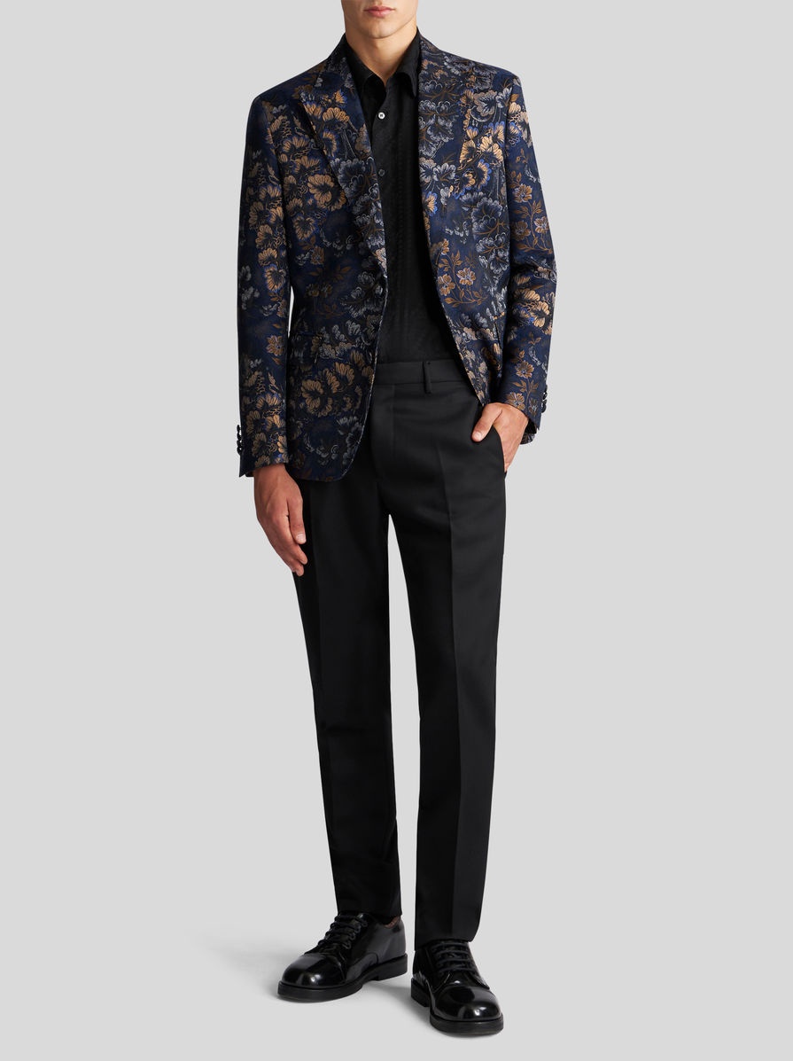 FLORAL JACQUARD JACKET - 3