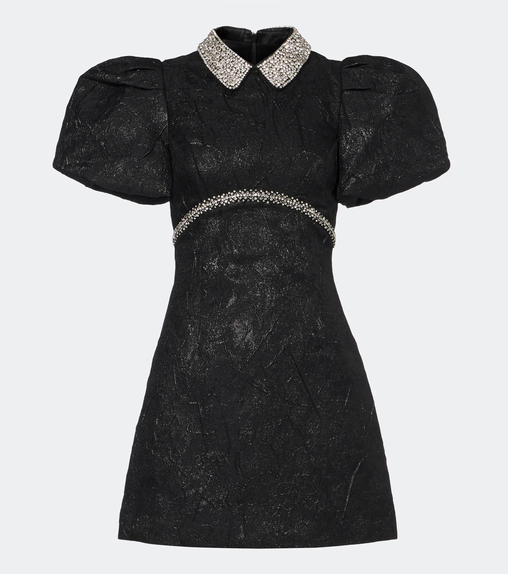 Elowen embellished lamé minidress - 1