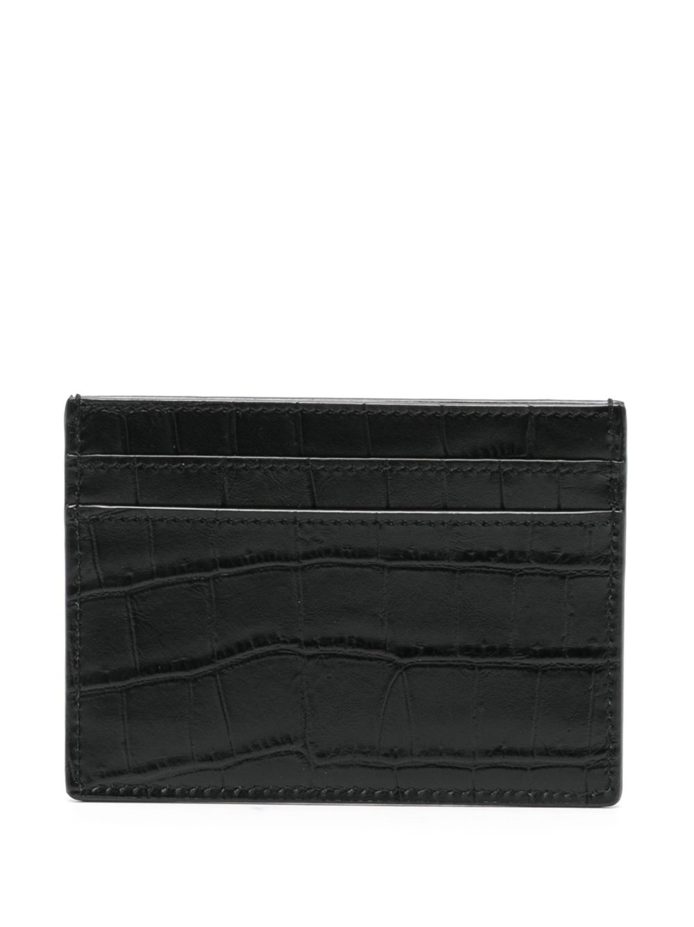 Monogram embossed card holder - 2