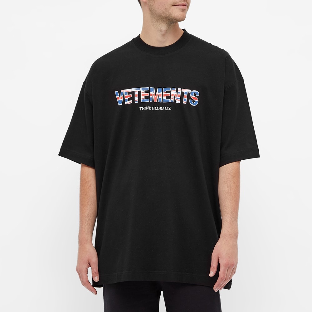 VETEMENTS Uk Logo Oversized Tee - 3