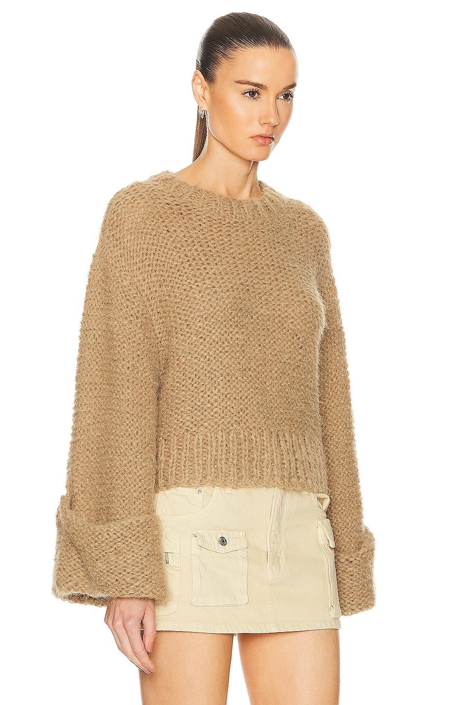Open Stitch Knit Sweater - 2
