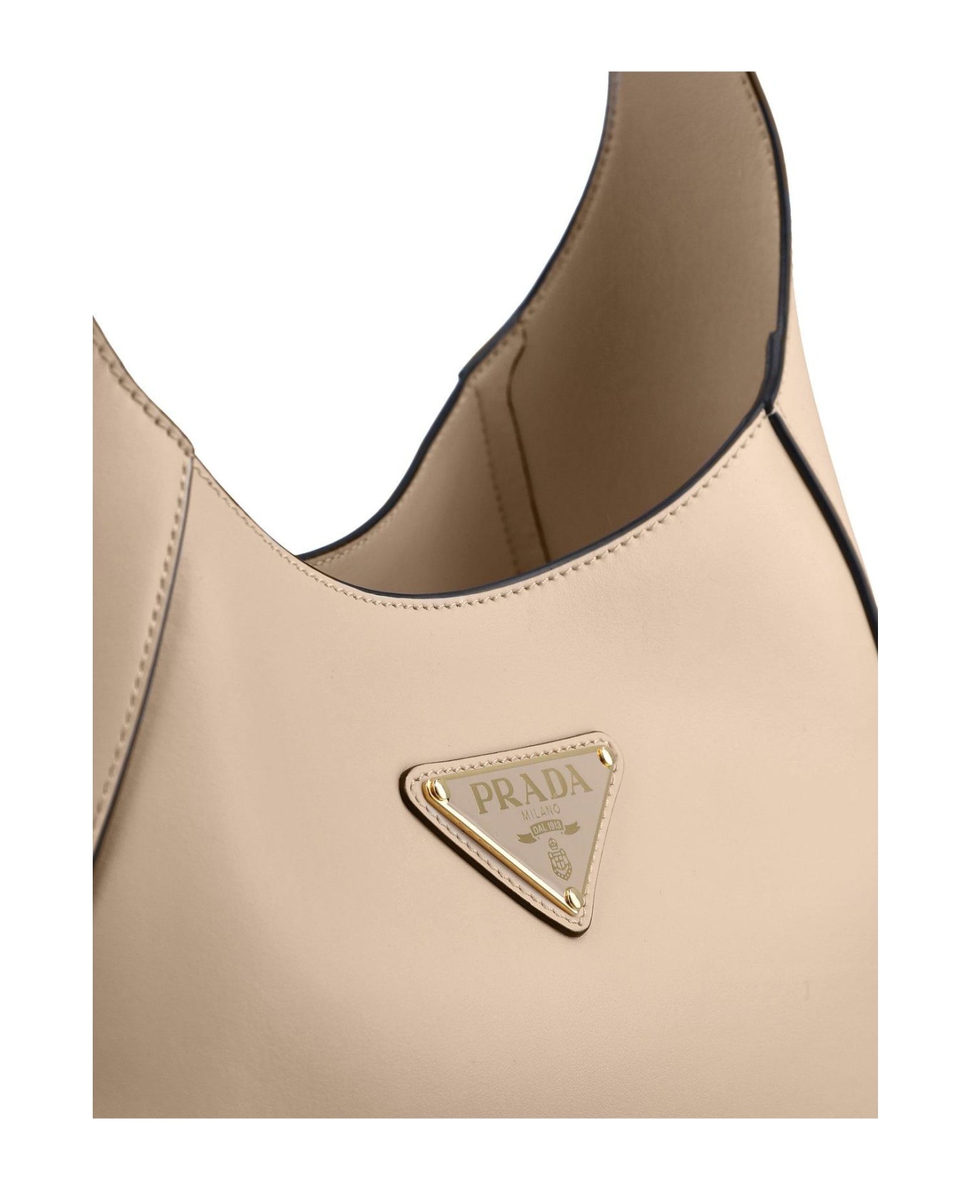 Logo Plaque Medium Hobo Bag - 4