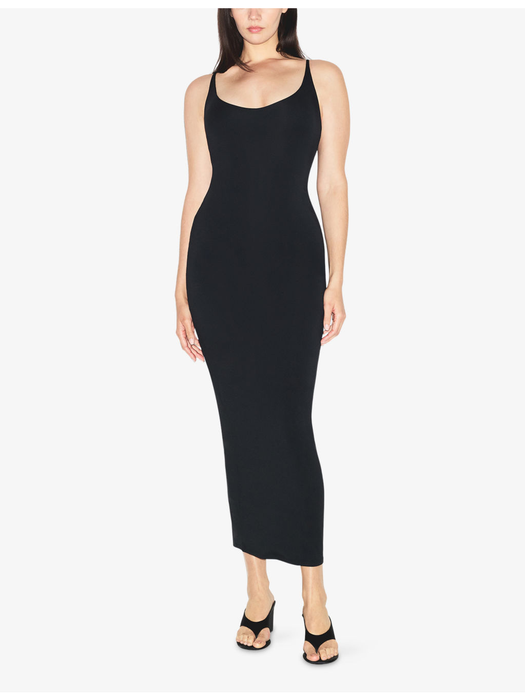 Skimpy Scoop-Neck Stretch-Modal Maxi Dress - 2