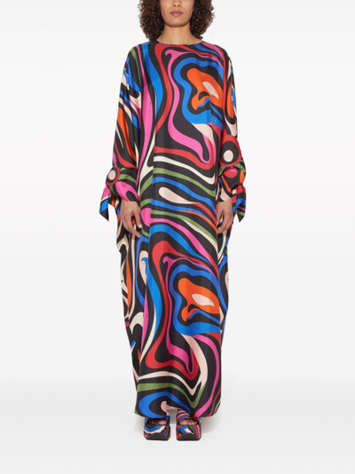 PUCCI kaftan silk dress outlook