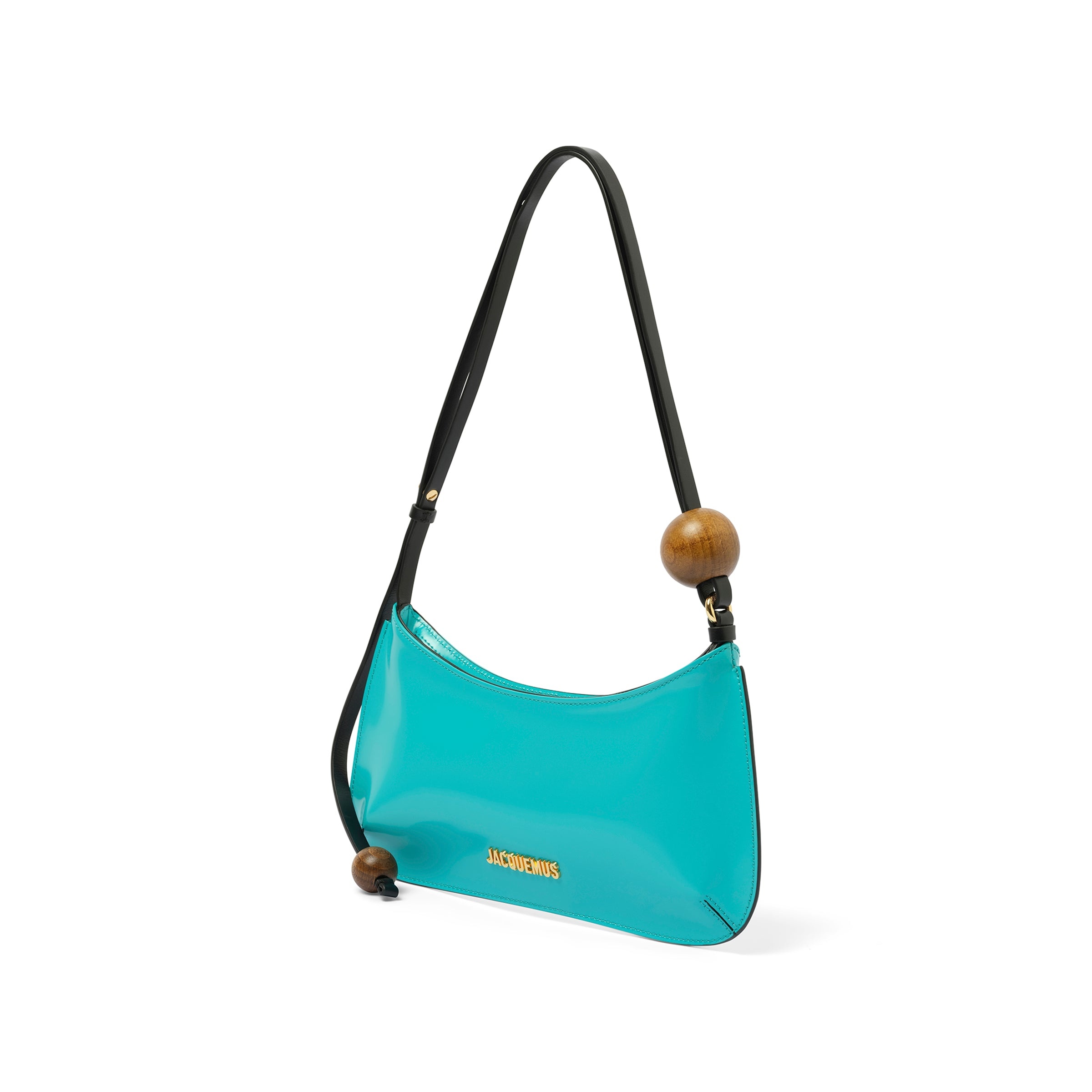 Le Bisou Perle Leather Bag in Turquoise - 2