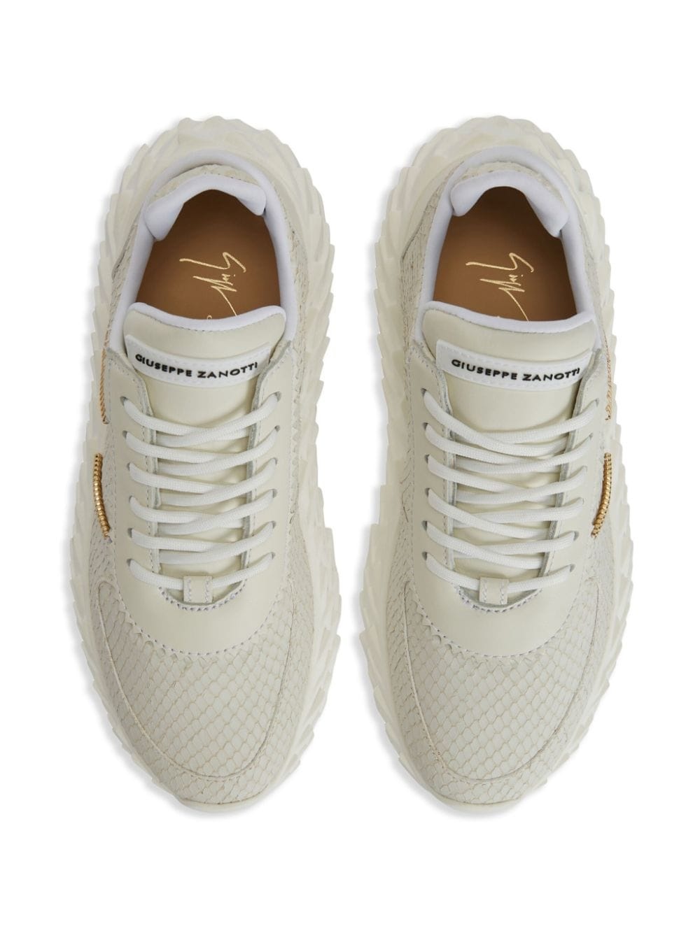 Urchin snakeskin-effect sneakers - 4