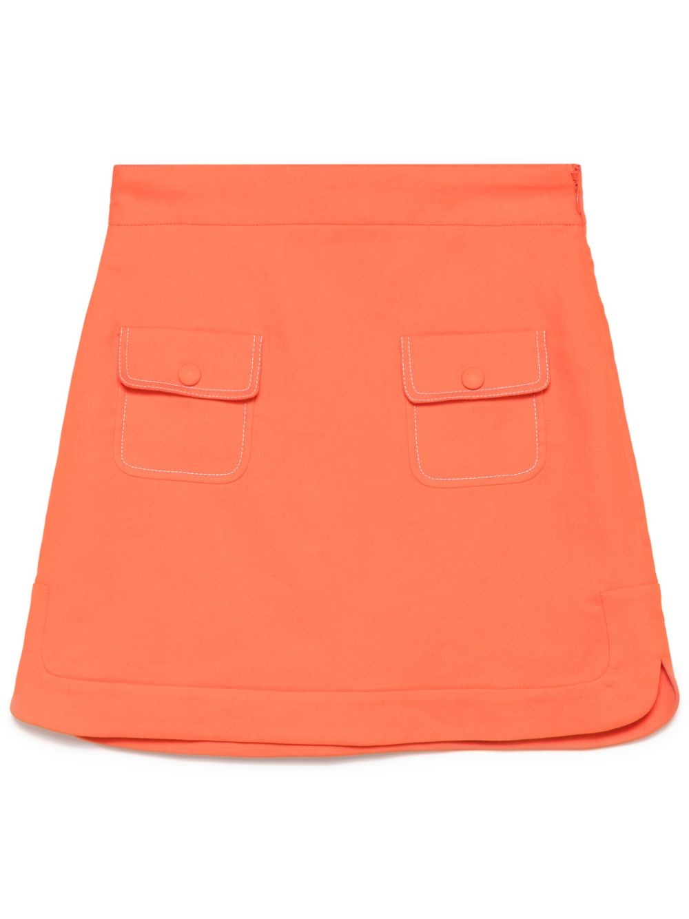 twill mini skirt - 1