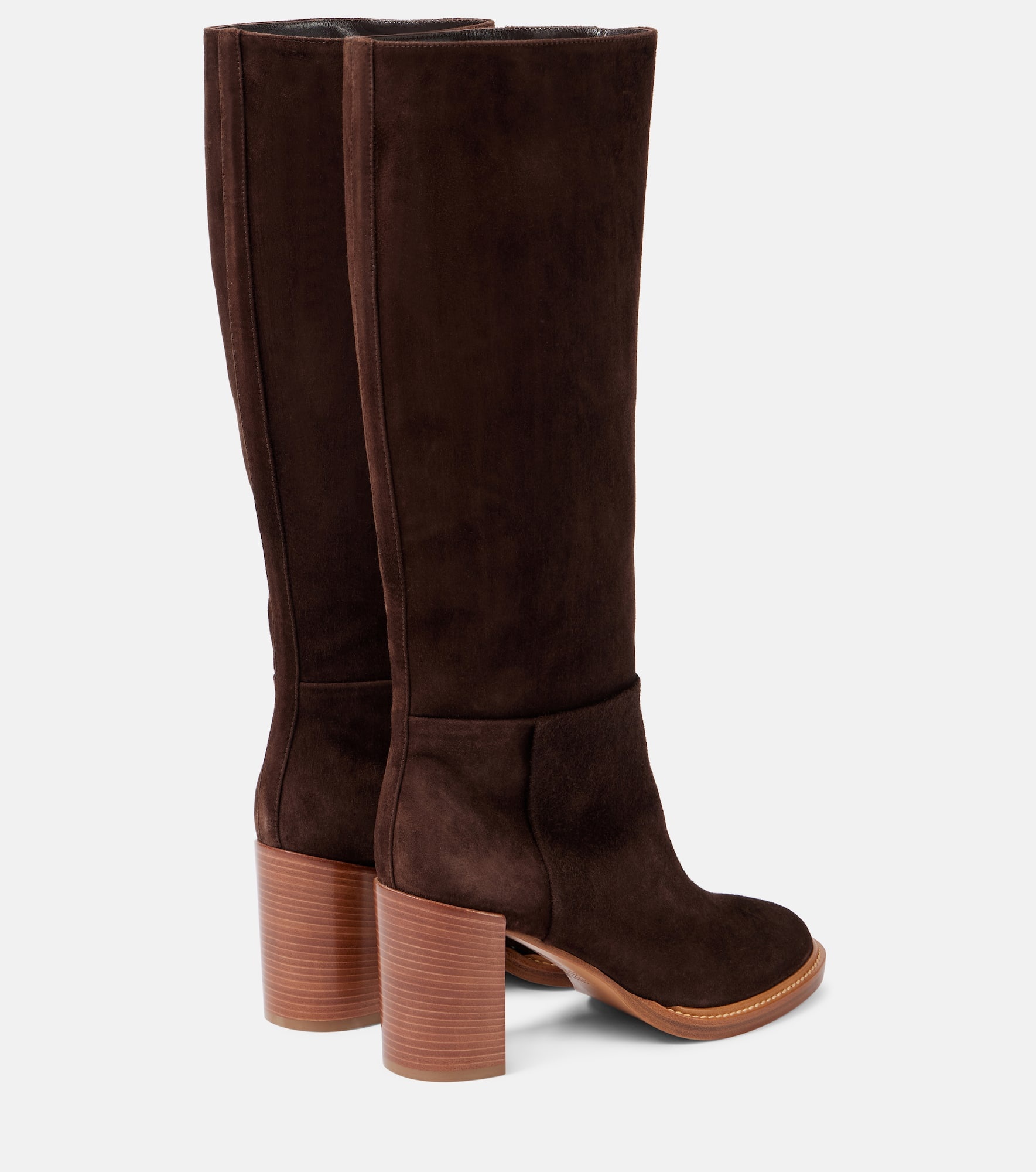 Bocca suede knee-high boots - 2