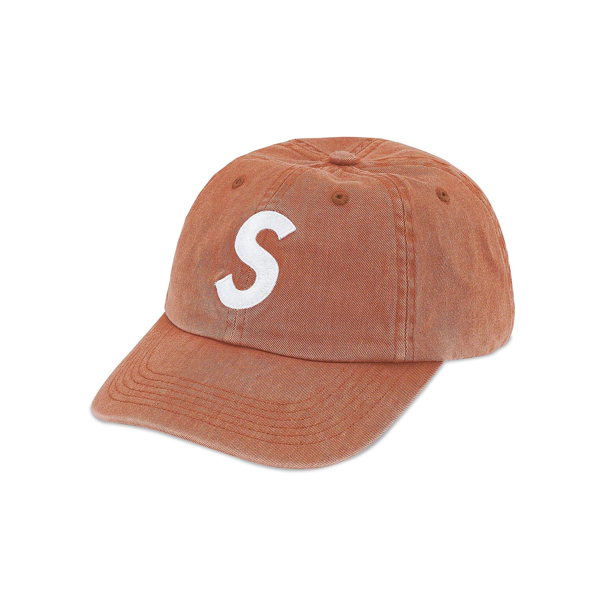 Supreme Pigment Print S Logo 6-Panel 'Tan' - 1