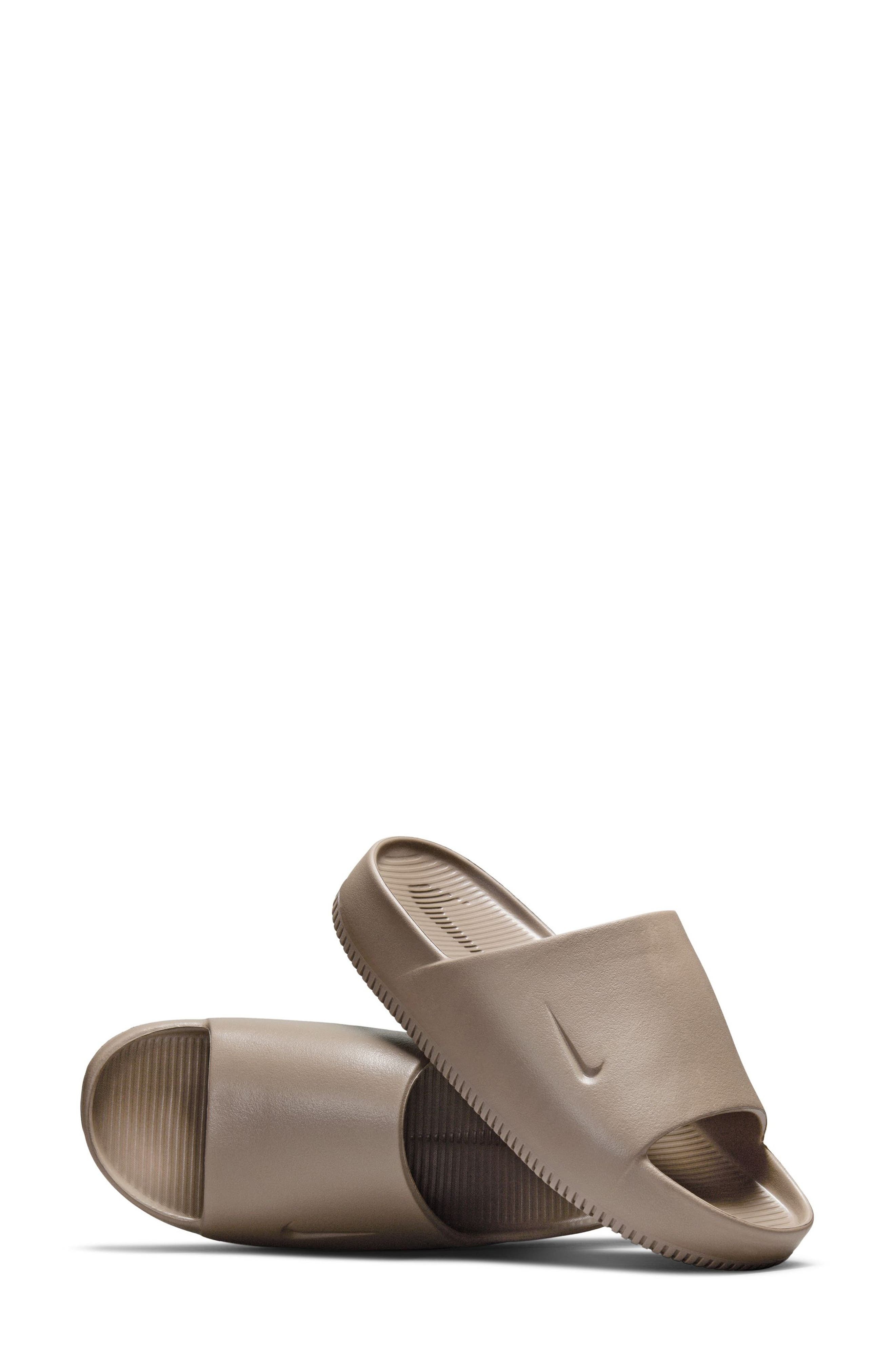 Nike Calm Slide Sandal in Mink Brown/Brown at Nordstrom - 2