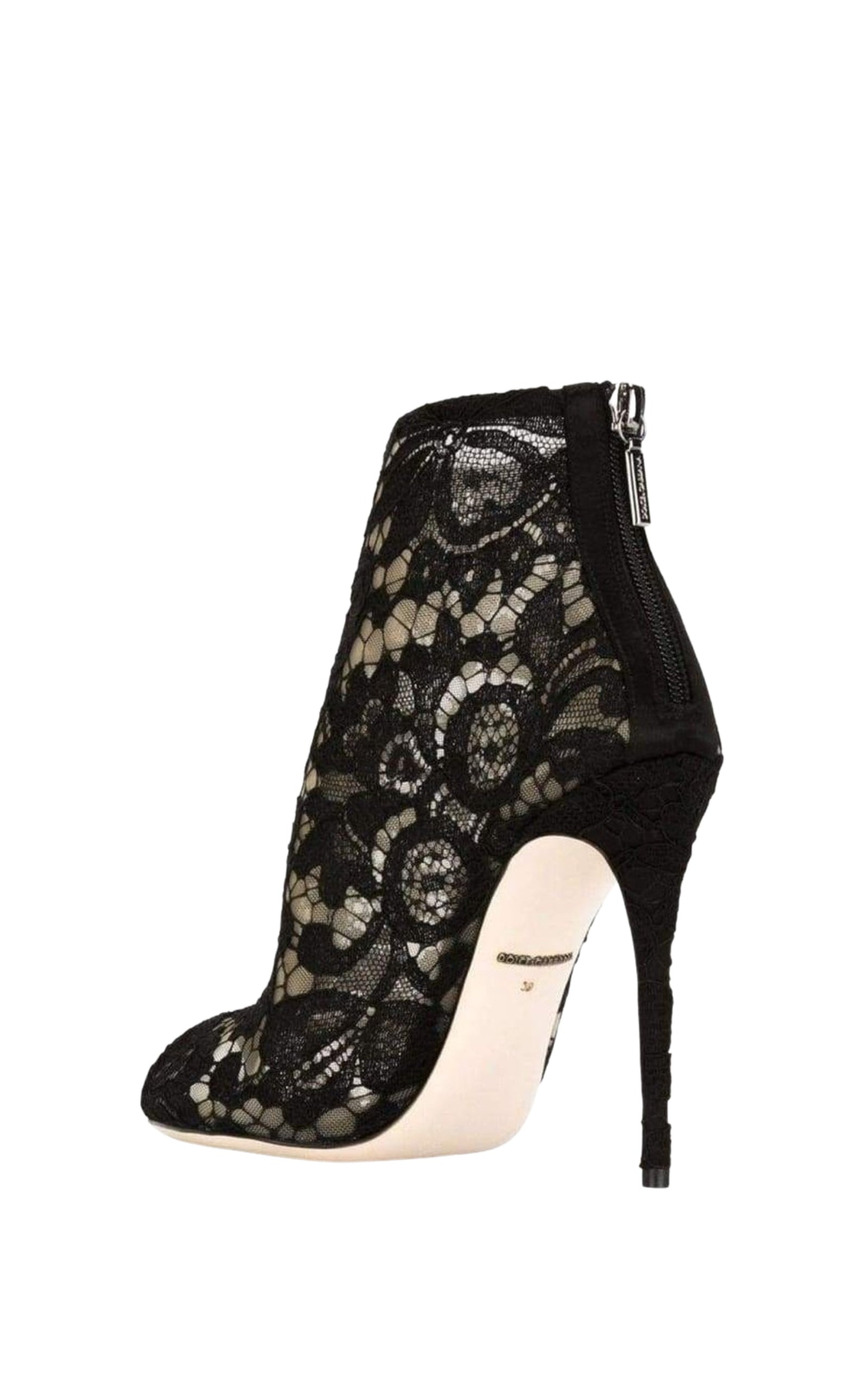 Floral Lace Booties - 4
