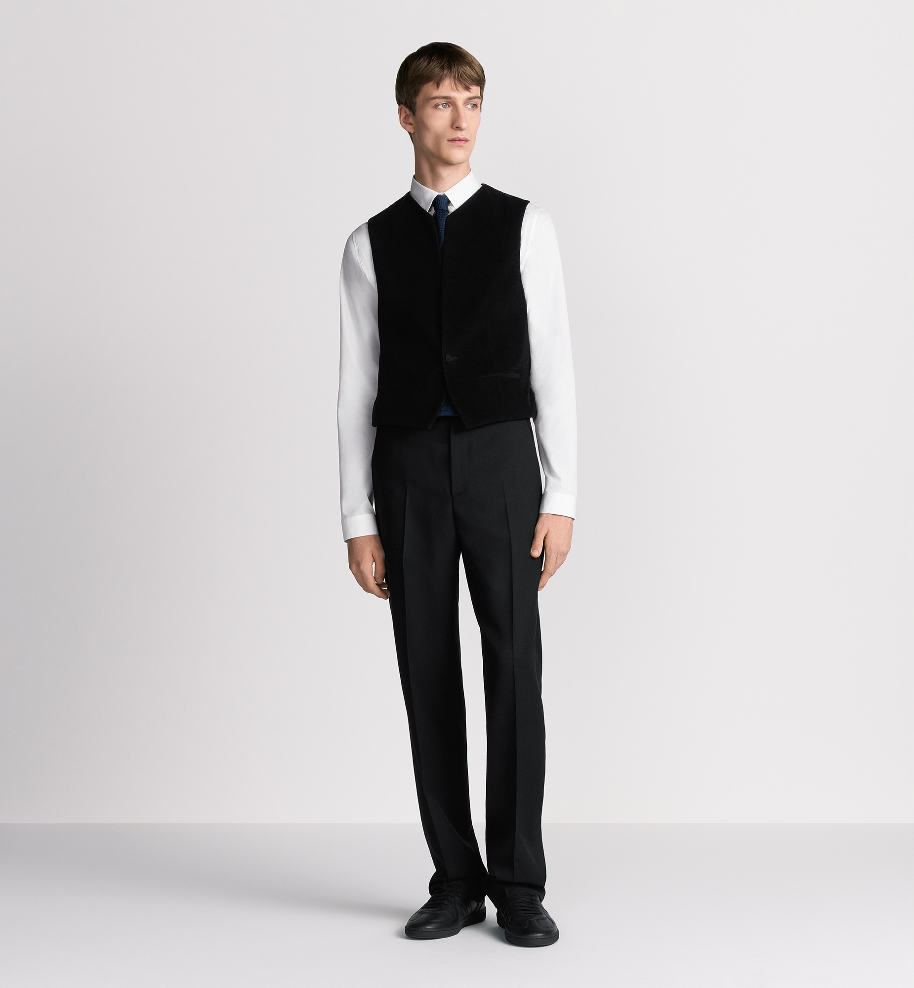 Pants with Corduroy Details - 3