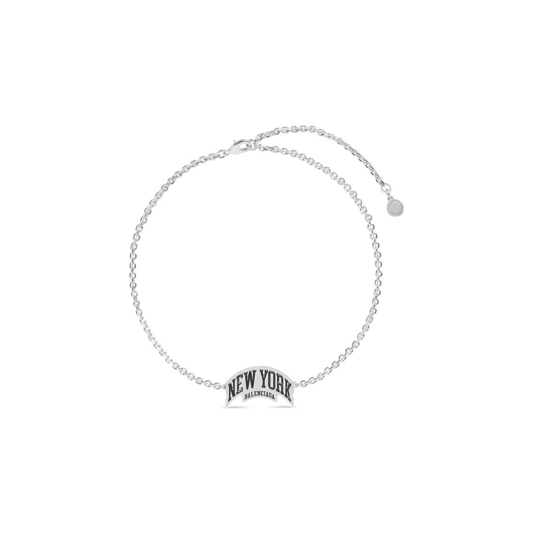 Cities New York Necklace  in Silver - 1