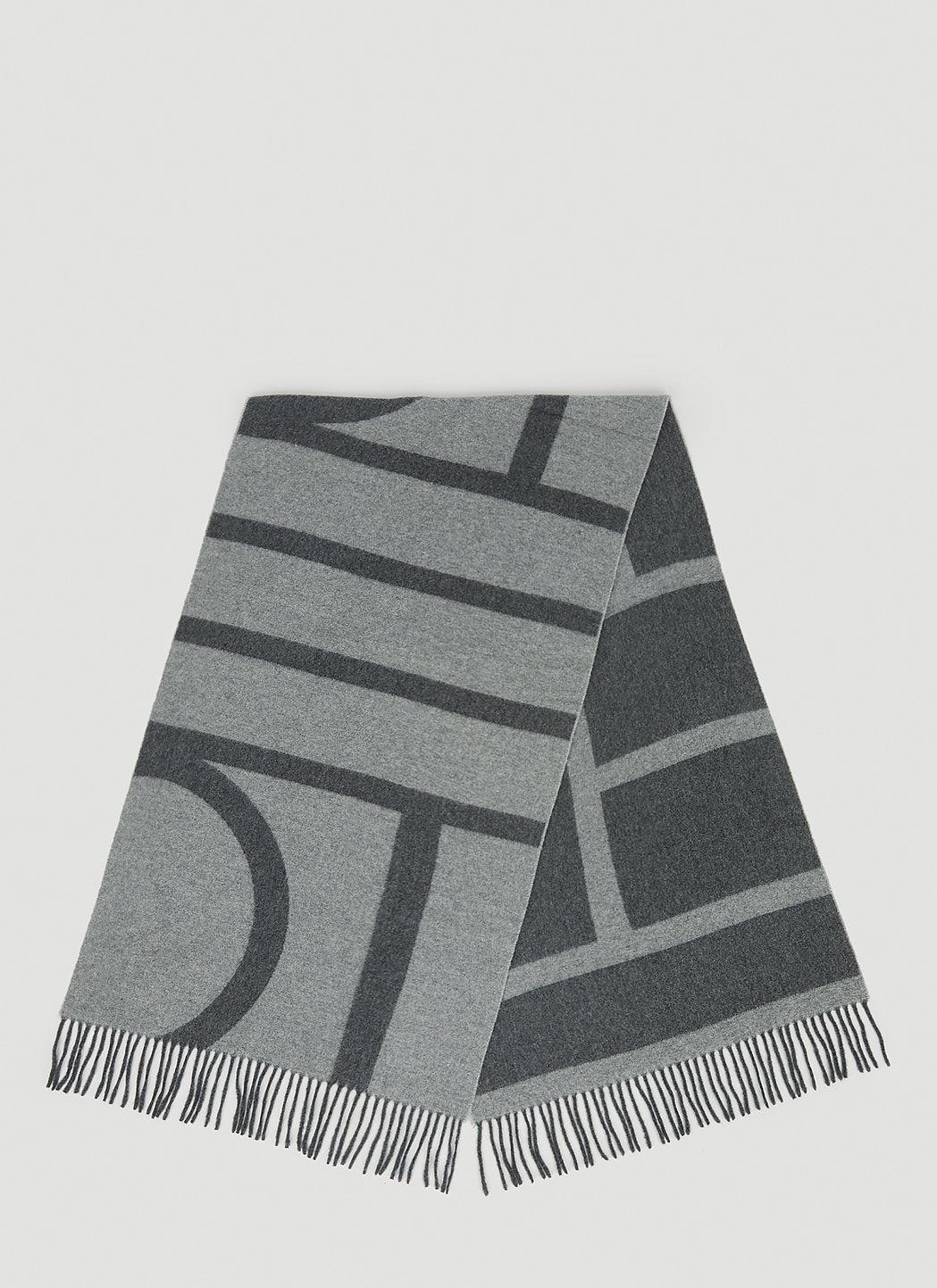 Toteme Women Monogram Jacquard Scarf - 2