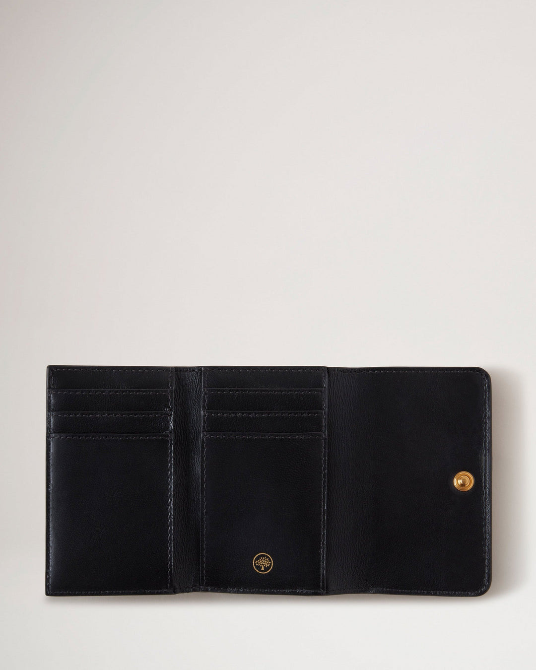 Continental Trifold Black Small Classic Grain - 2