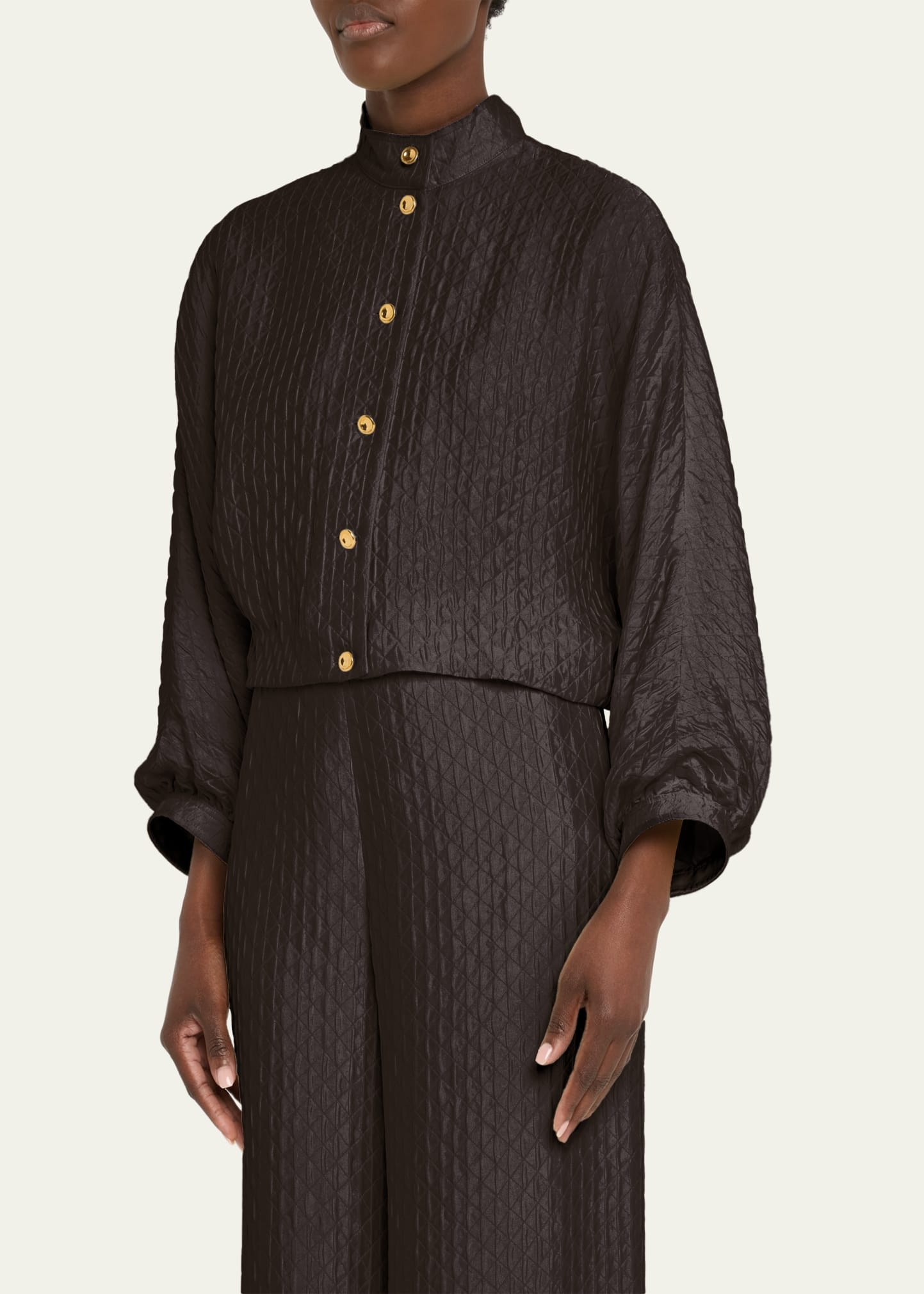 Benedetta Fluid Diamond Cloquet Jacket - 4