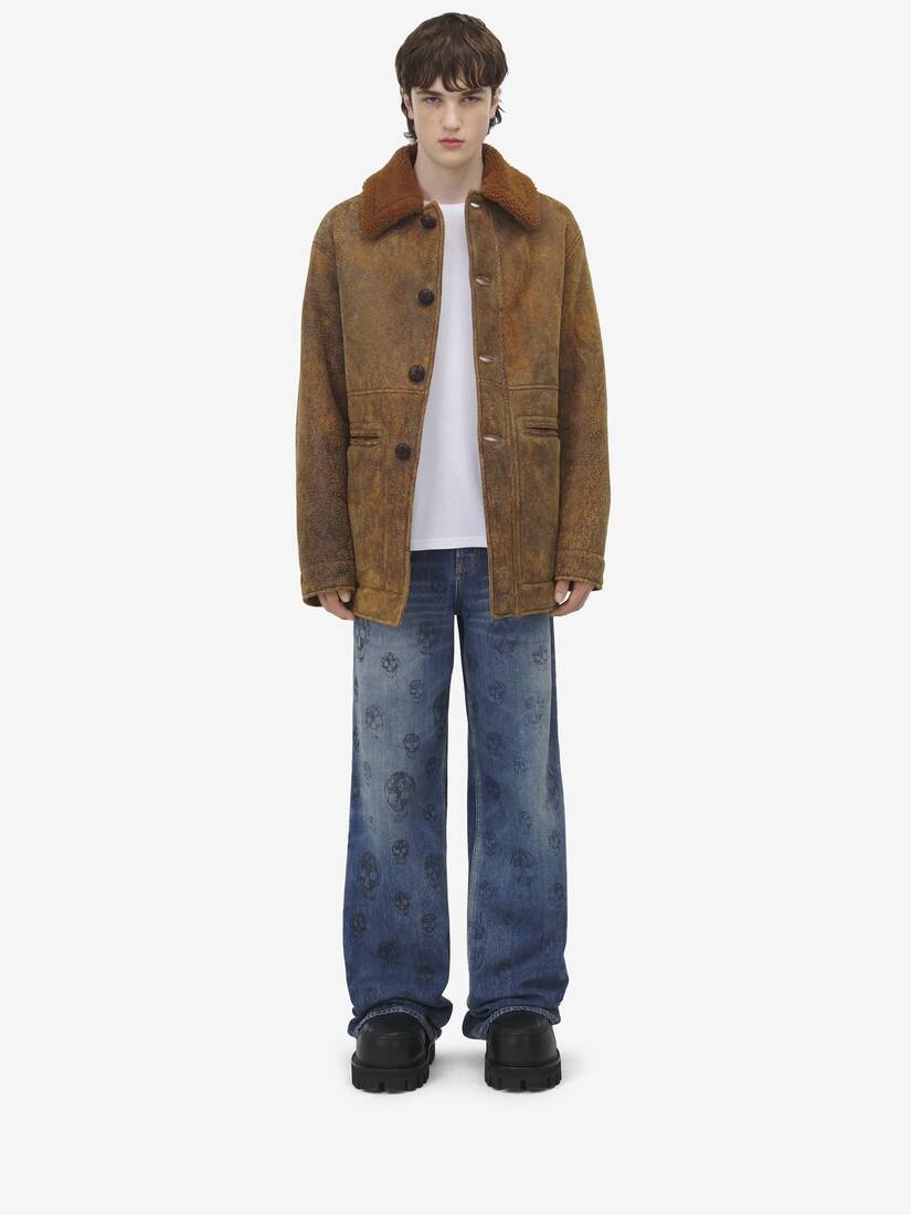 Shearling Peacoat - 3