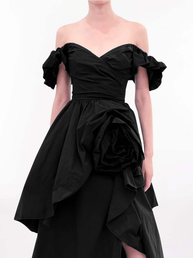 Marchesa ABSTRACT TAFFETA BALLGOWN outlook