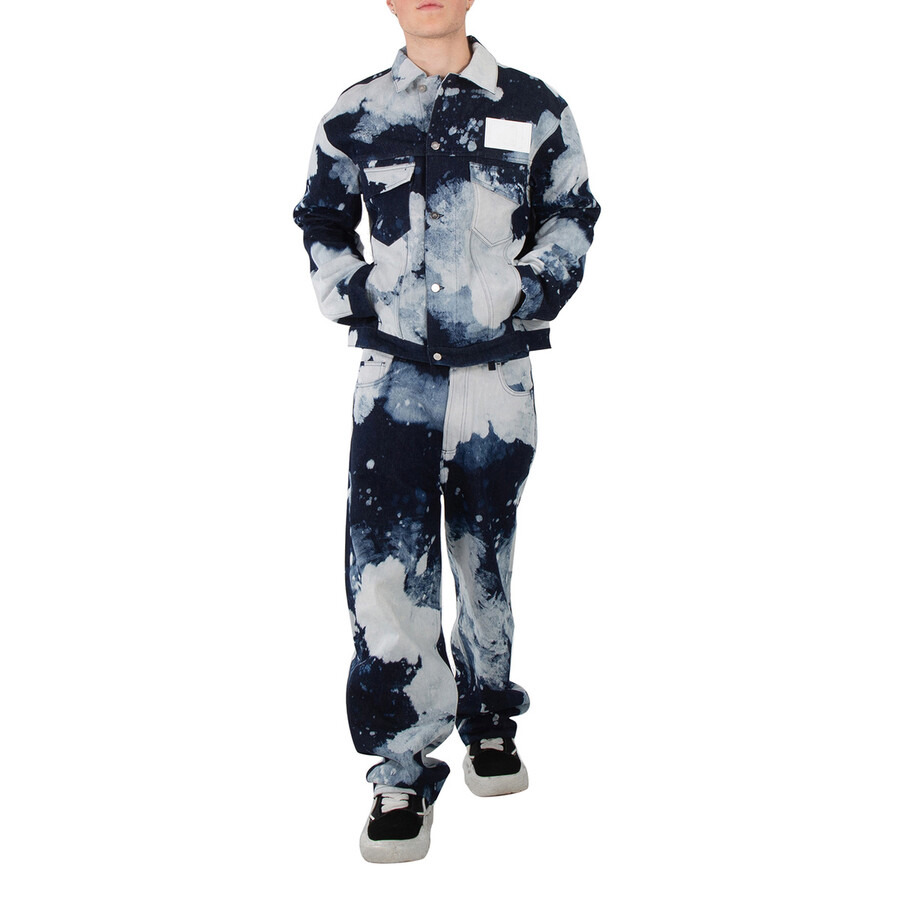 A Cold Wall Bleach Wash Wide-Leg Jeans - 6
