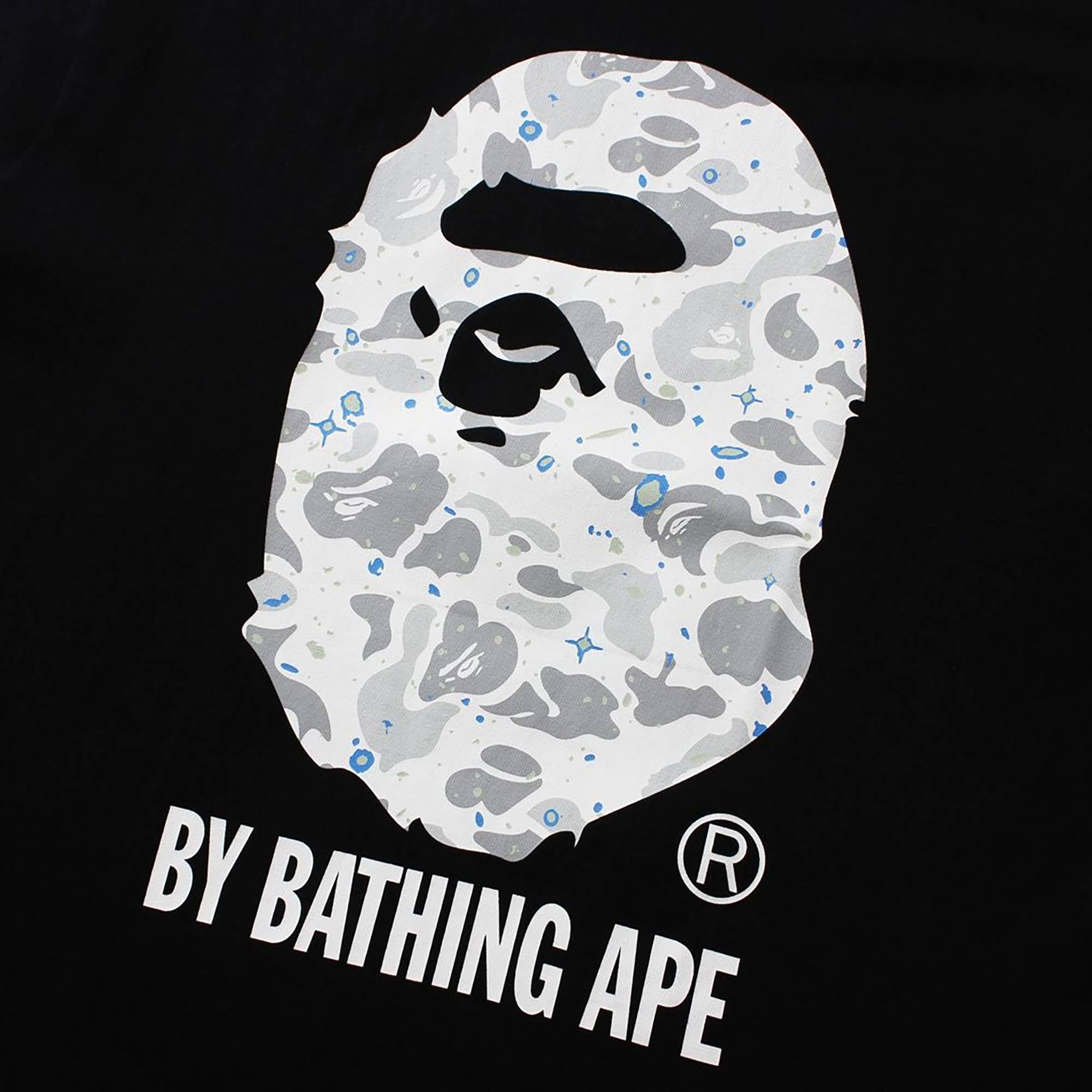 BAPE Space Camo By Bathing Ape Tee 'Black' - 2