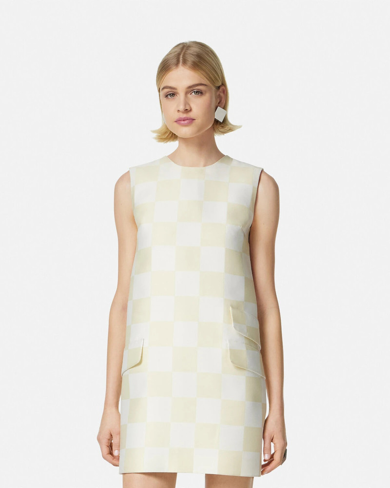 Contrasto Duchesse Shift Mini Dress 4