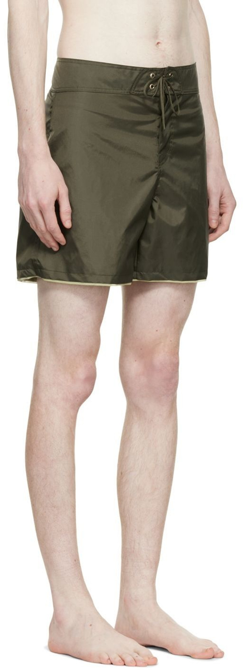 Stockholm Surfboard Club Green Nylon Swim Shorts outlook